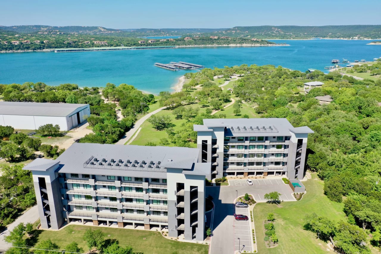 Waterfall on Lake Travis