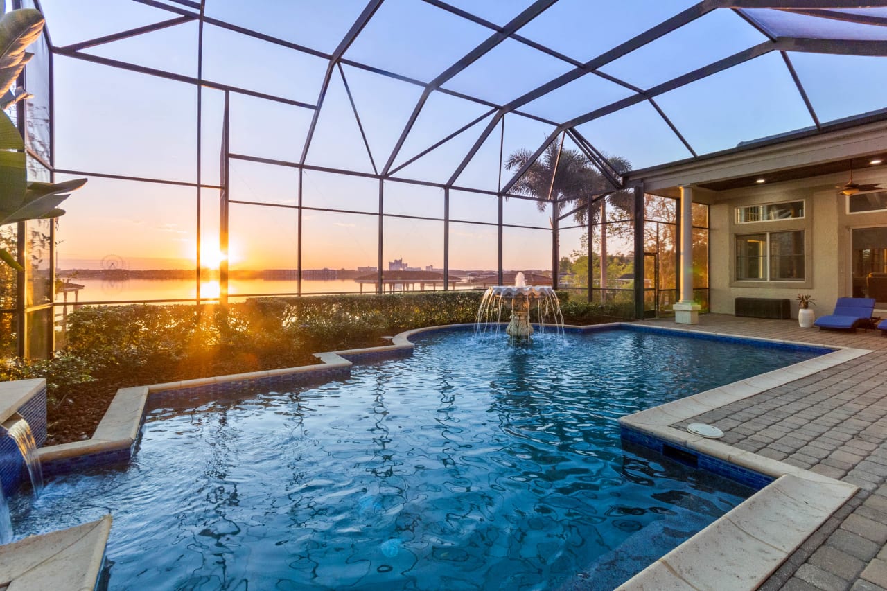 Dr Phillips Lakefront Luxury Pool Home