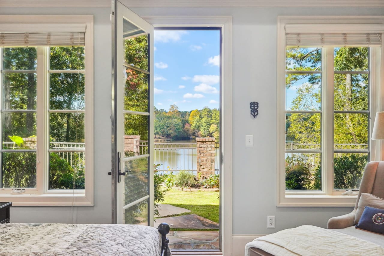 Quiet Listing: Elegant Lakefront Estate on 3 Acres in Alpharetta Georgia - Serene Views & Modern Luxuries Await