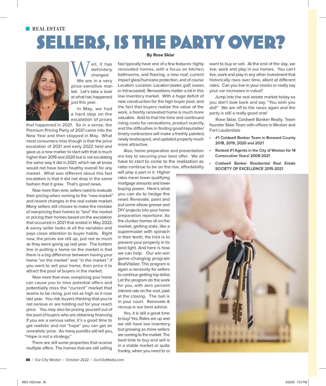 Sellers, is The Party Over?