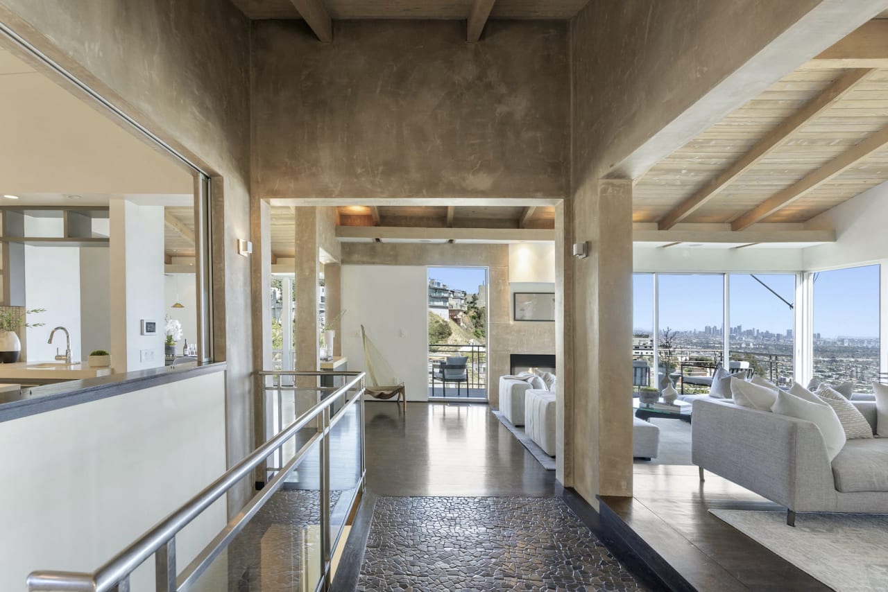 Sunset Strip Architectural with Jetliner Views