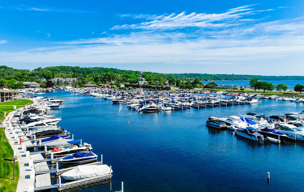 Abbey Dockominium Boat Slip Largest “AA” Size Lake Geneva Real