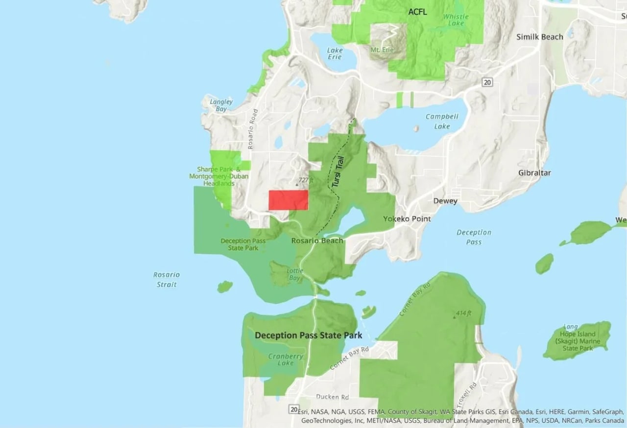 Deception Pass State Park will expand by 78 acres by early next year.