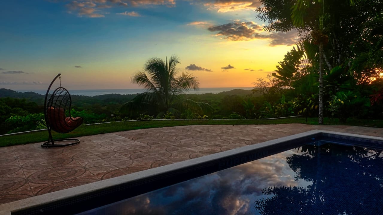 A 3-Bedroom Home With Spectacular Pacific Ocean View On The Edge Of Ojochal
