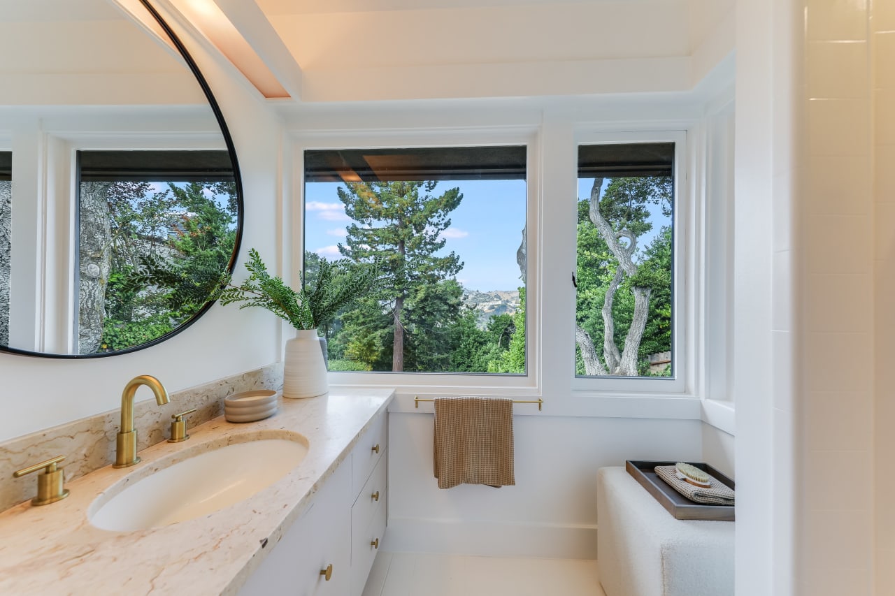 Stylish and Renovated with Sweeping Views Across the Bay