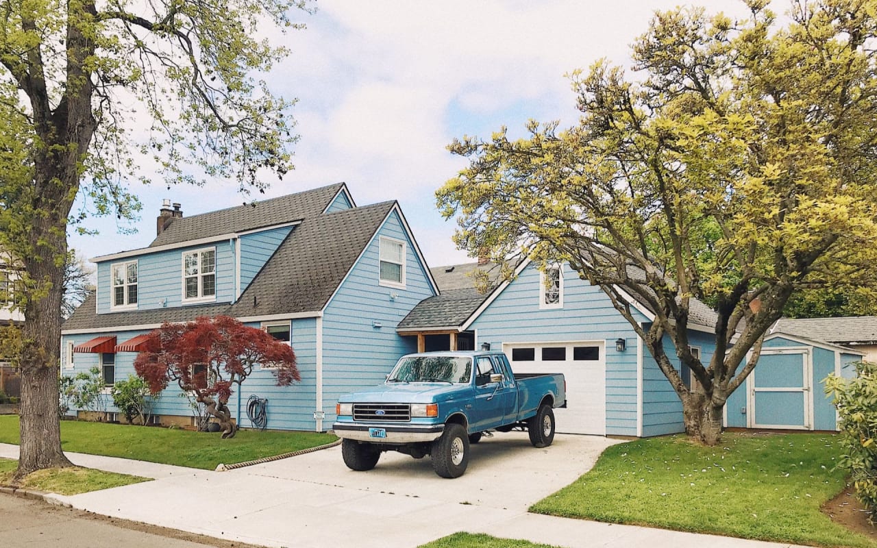 Spring Branch home with a truck 