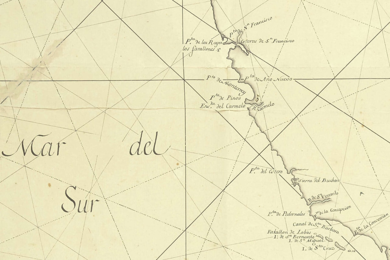 The first map to ever depict the San Francisco Bay Area heading to auction