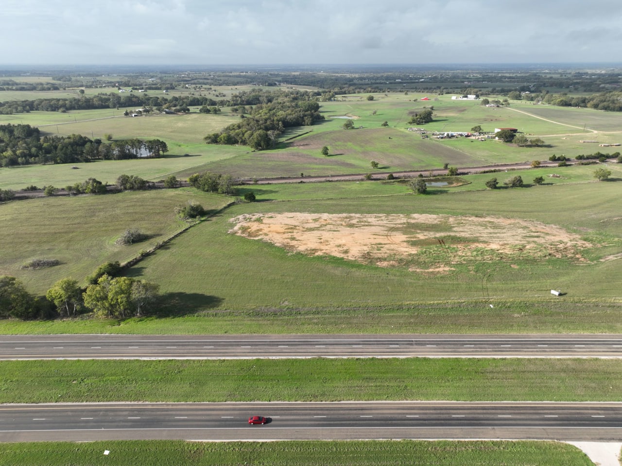 5.991-Acre Land with Scenic Pond on Highway 36 South, Brenham, TX - Tract 3