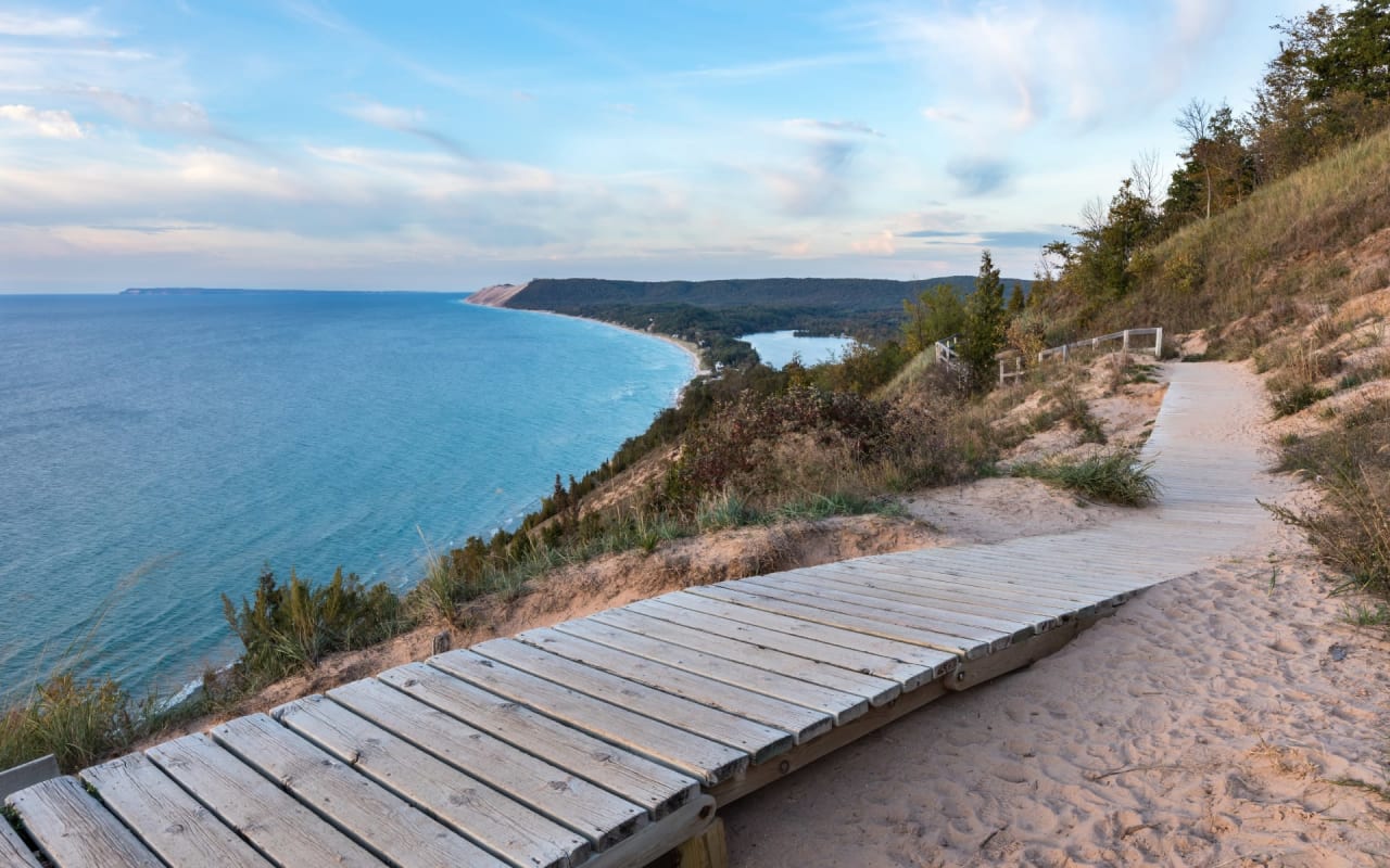 Empire Bluffs Trail Lake Michigan National Park