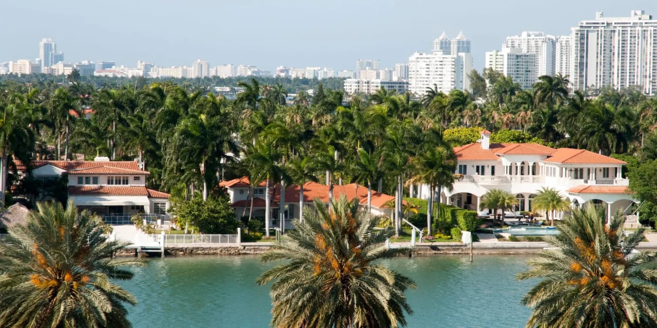 The housing market is so local that the price-growth gap between Miami and San Francisco is near a 30-year high