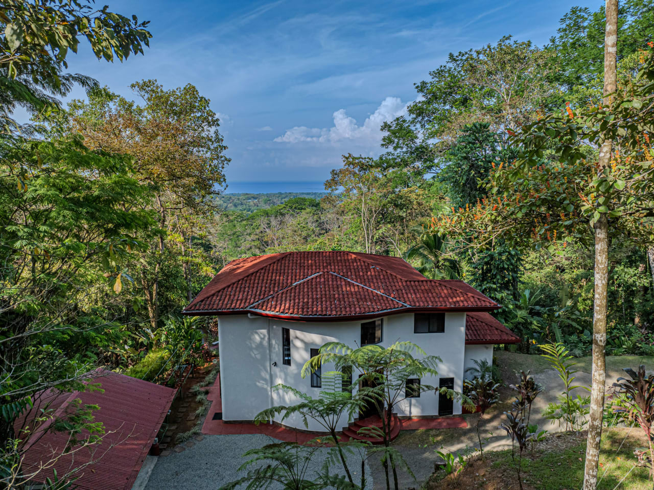 Completely Private Ocean View Mediterranean Home on 2 Acres