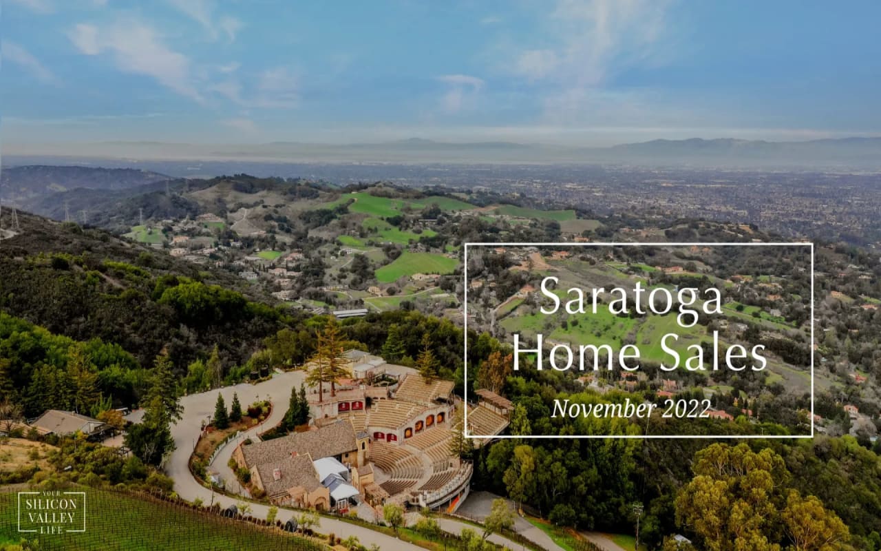 Saratoga Home Sales and Market Trends - November 2022