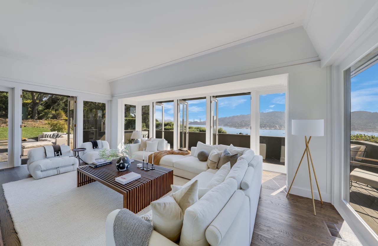 Stylish and Renovated with Sweeping Views Across the Bay