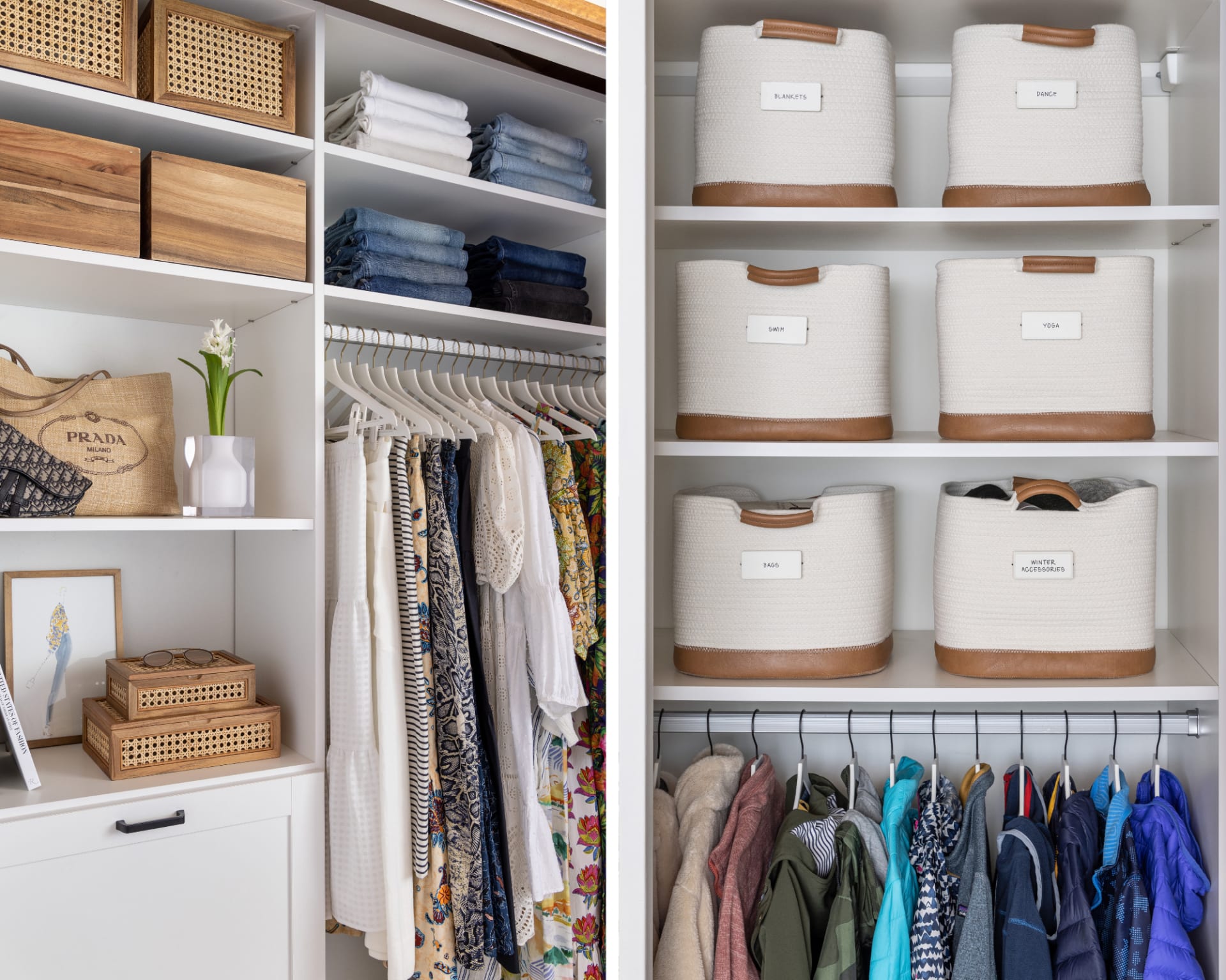 Bag Storage Ideas - Transitional - closet - Neat Method