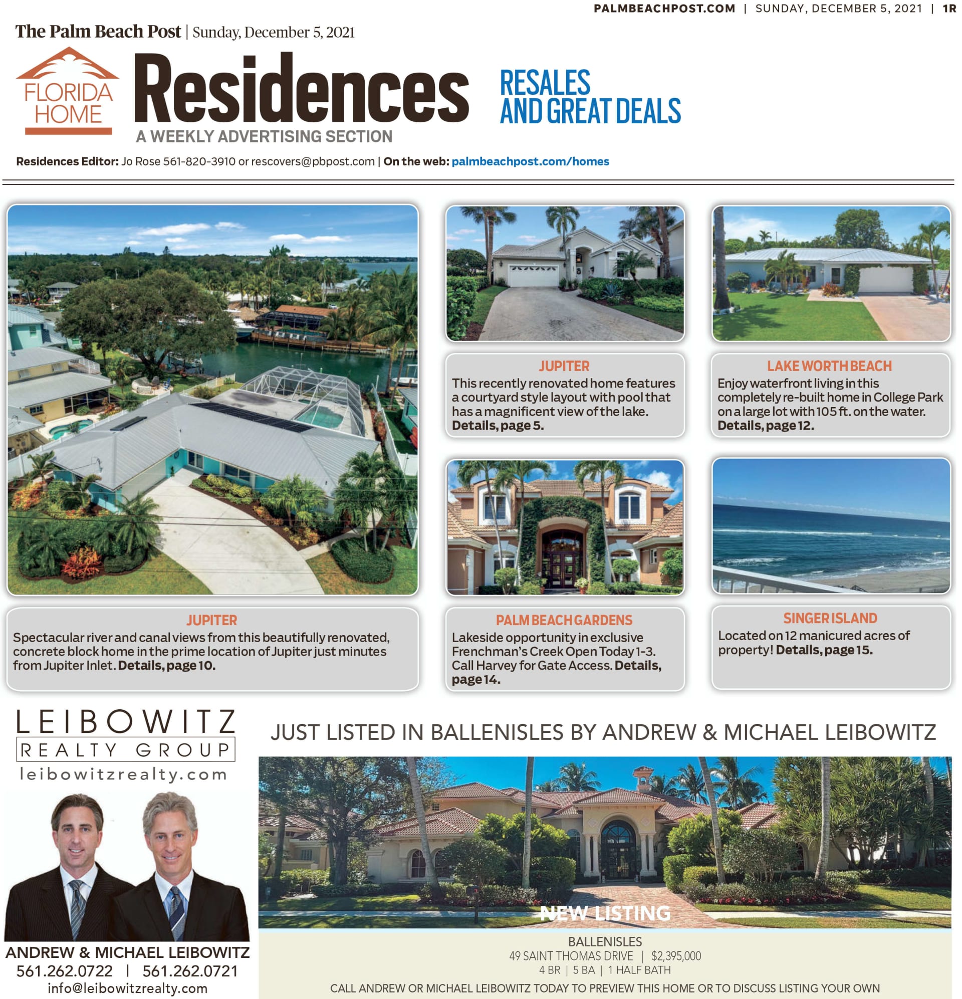 Marketing Plan Leibowitz Realty Group Palm Beach County Real Estate