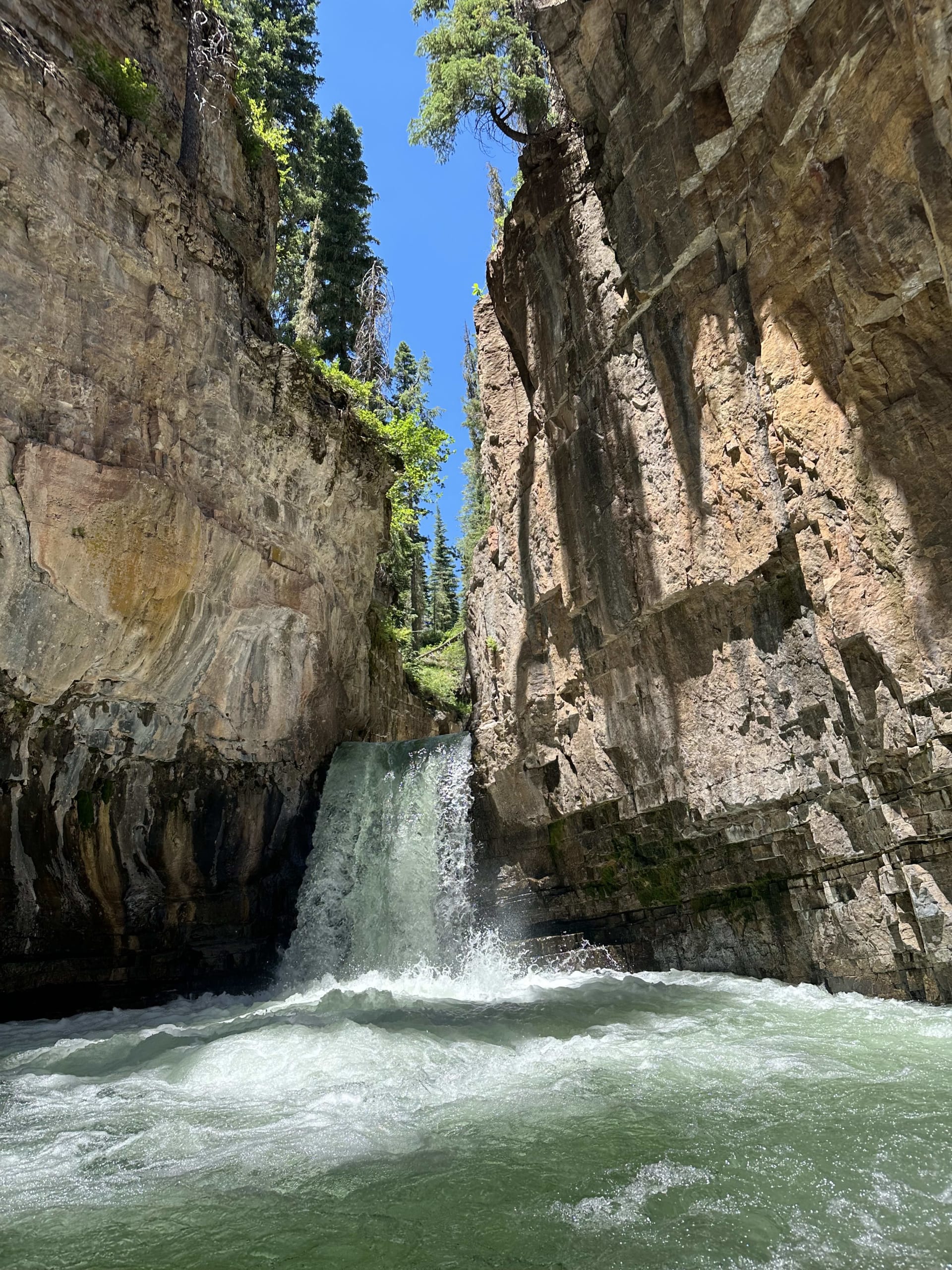 Durango, CO Waterfall in the summer