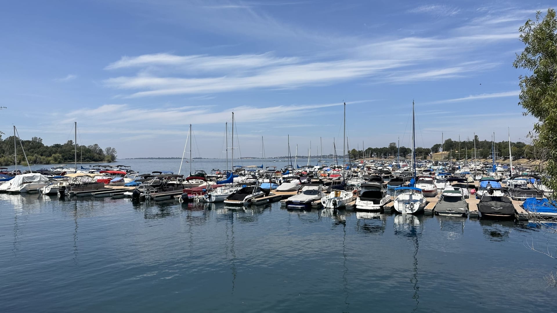 Folsom Lake Marina at Brown's Ravine at Folsom Lake in El Dorado Hills, CA  