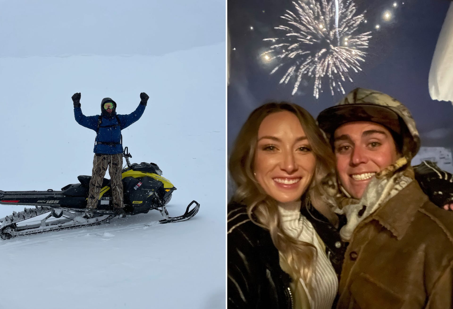 Gunnison and Crested Butte Winter Activities - Snowmobiling and Fireworks