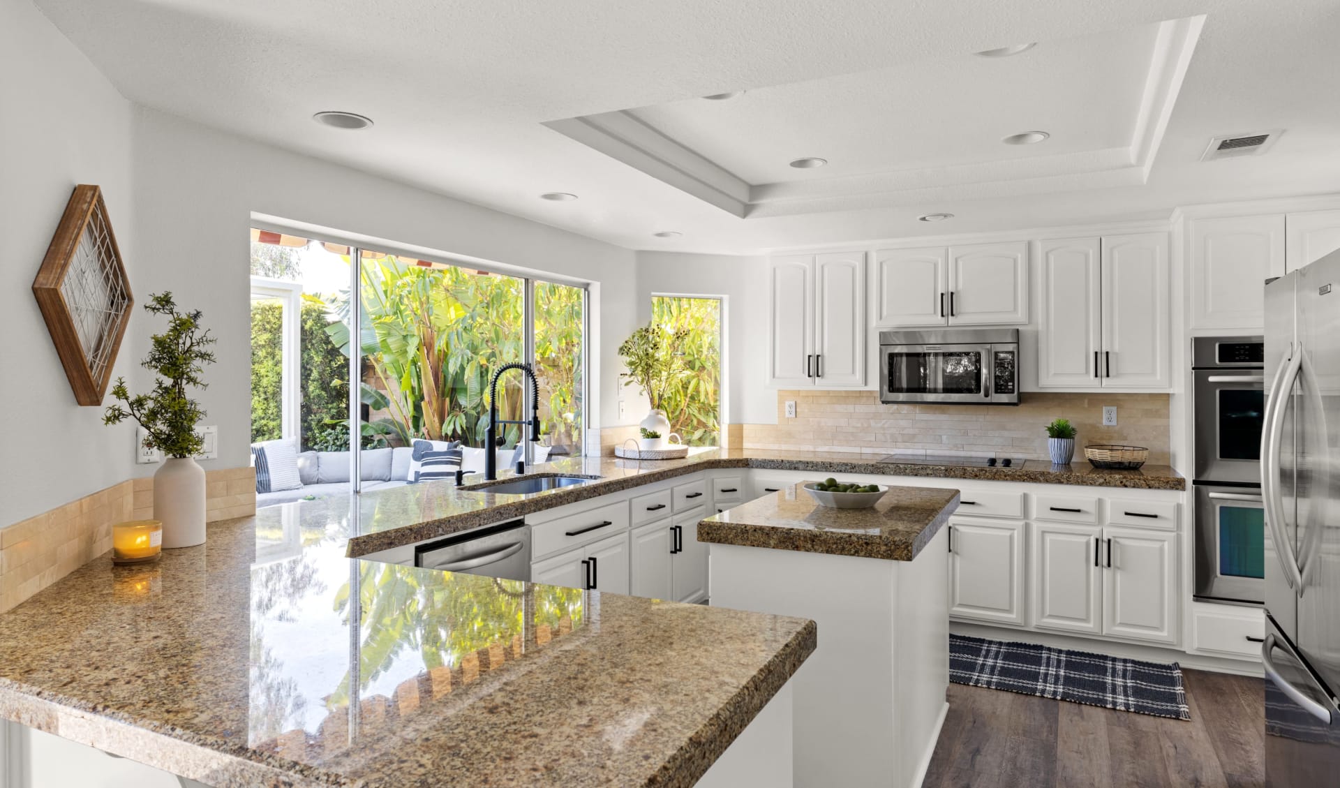 Kitchen after staging