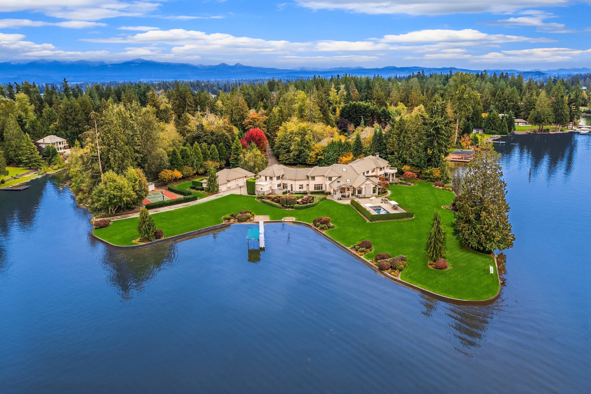 Snag Island Estate Lake Tapps Luxury Waterfront Kimber Lee Real