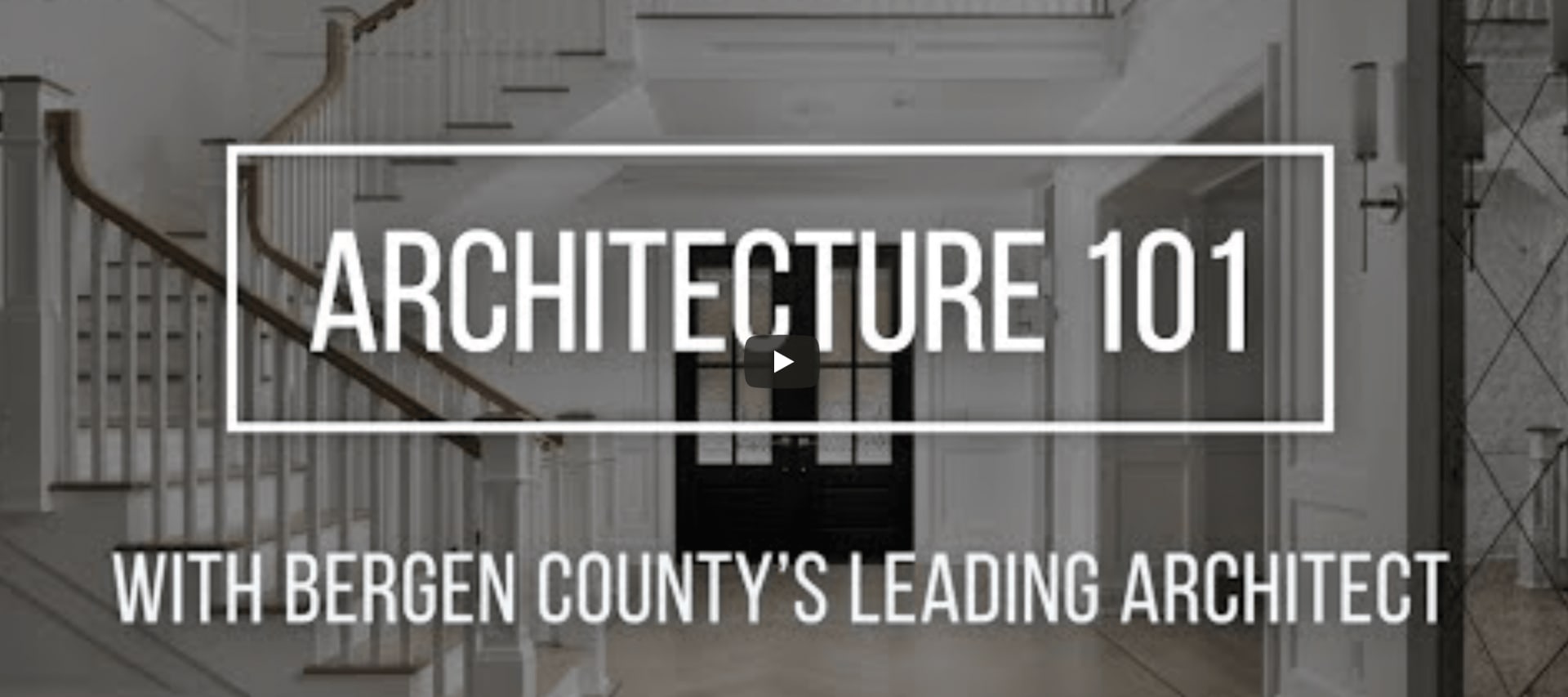 Architecture 101 with Bergen County's Leading Architect - Vlog #40