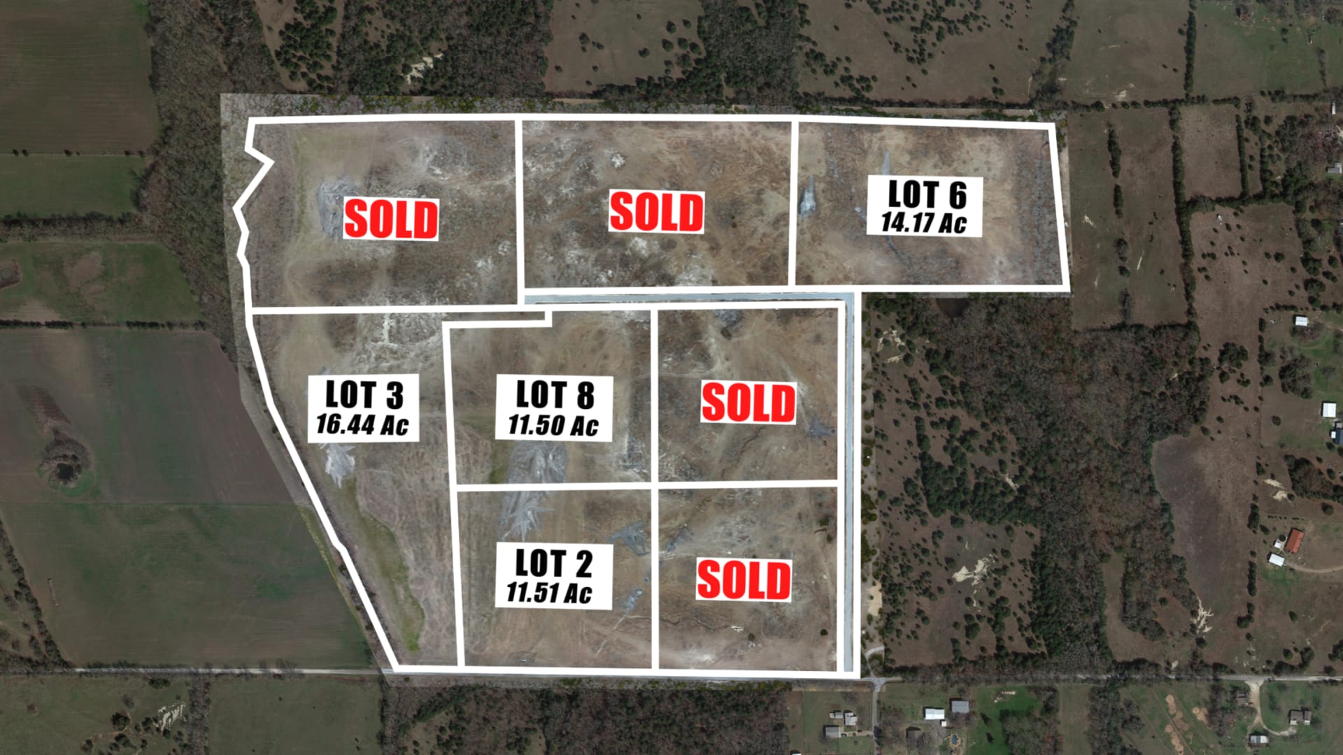 Pilot Grove Parcels LandVest Development Texas Real Estate