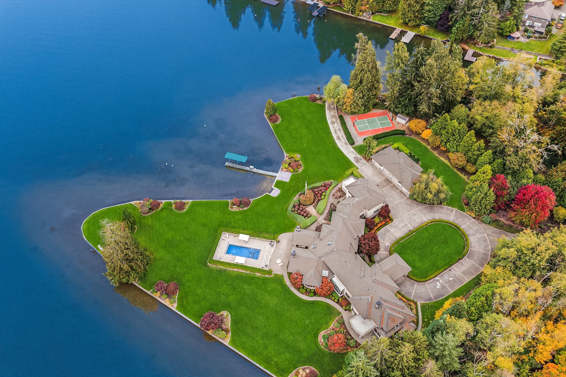 Snag Island Estate Lake Tapps Luxury Waterfront Kimber Lee Real