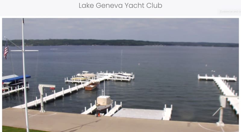 Gordy's Web Cam in Fontana on Geneva Lake