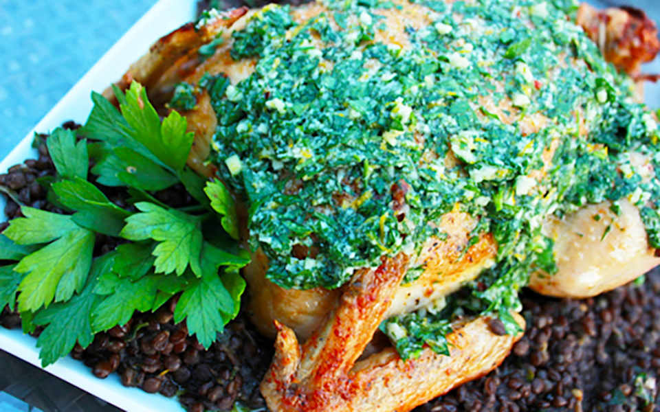 Lemon Parsley Parmesan Chicken And Lentils Blog