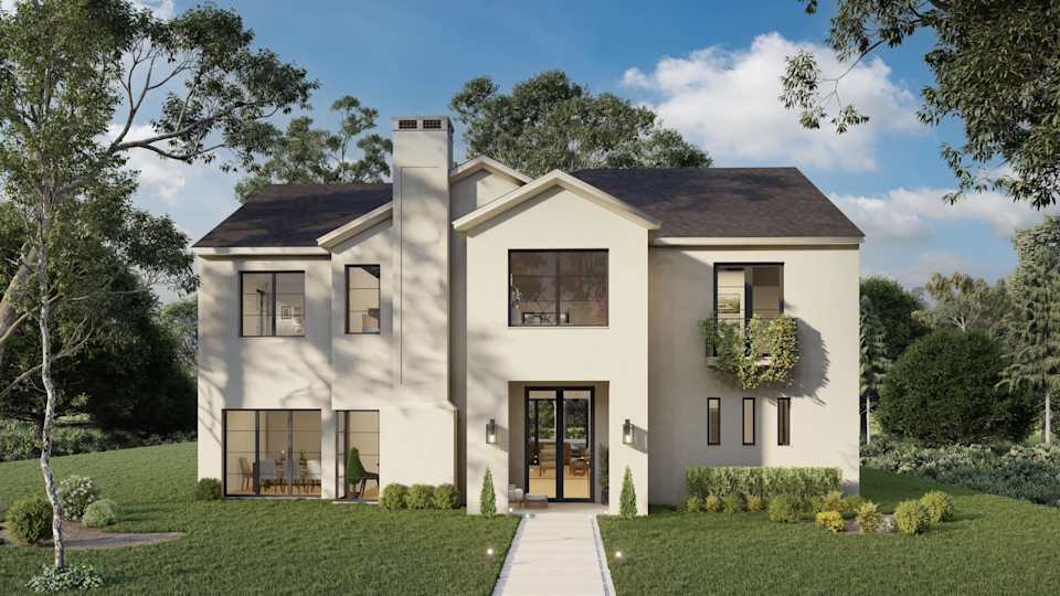 Luxury Mediterranean Home for Sale in Dallas Modern Living on Caruth S&R Development