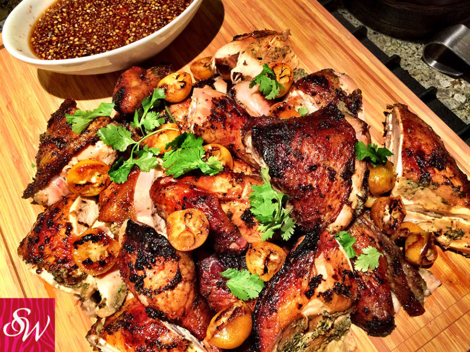 Thai Style Grilled Chicken, Sweet Chili Dipping Sauce