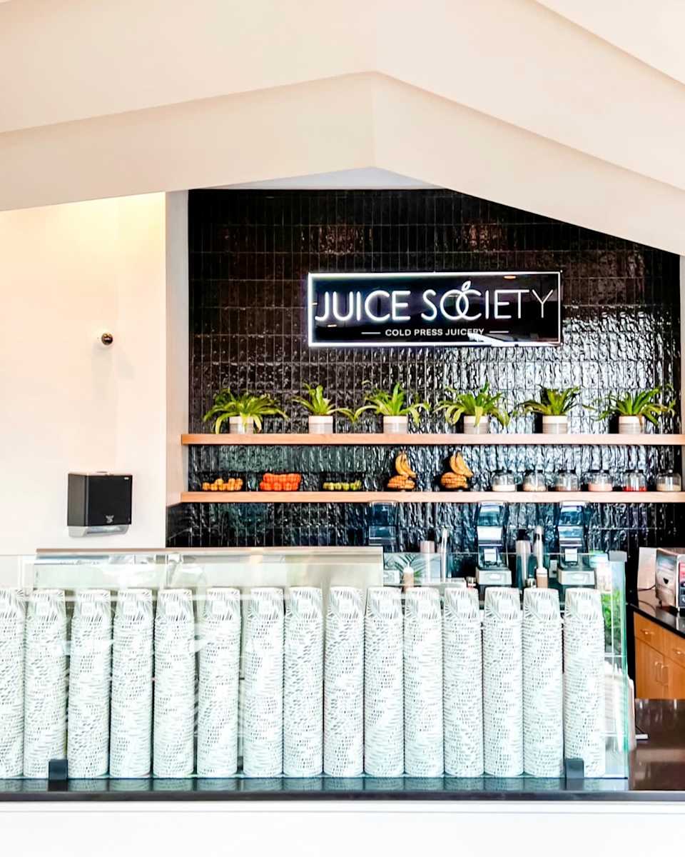 Juice Society Coconut Point Estero McGreevy and Comisar
