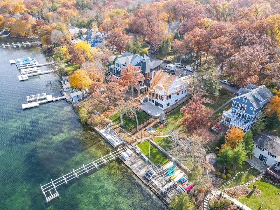 Geneva Lake New Construction Lakefront Home Lake Geneva Real Estate