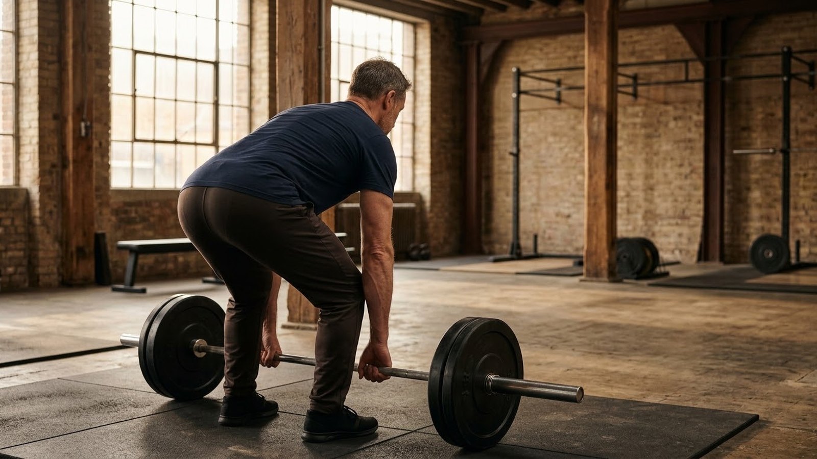 Portada de Entrenamiento de Fuerza para Hombres Mayores de 40 Años: Guía Práctica y Errores Comunes