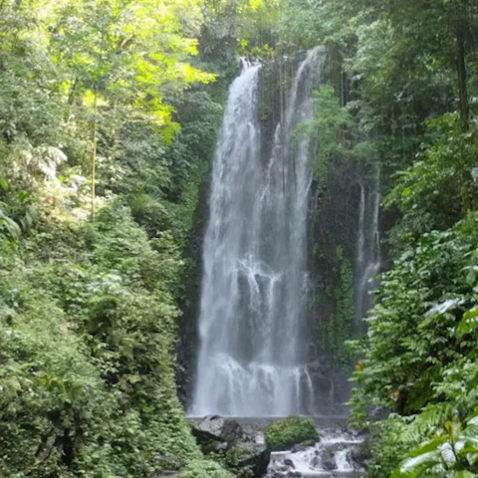 Munduk Waterfalls trekking trail in the highlands