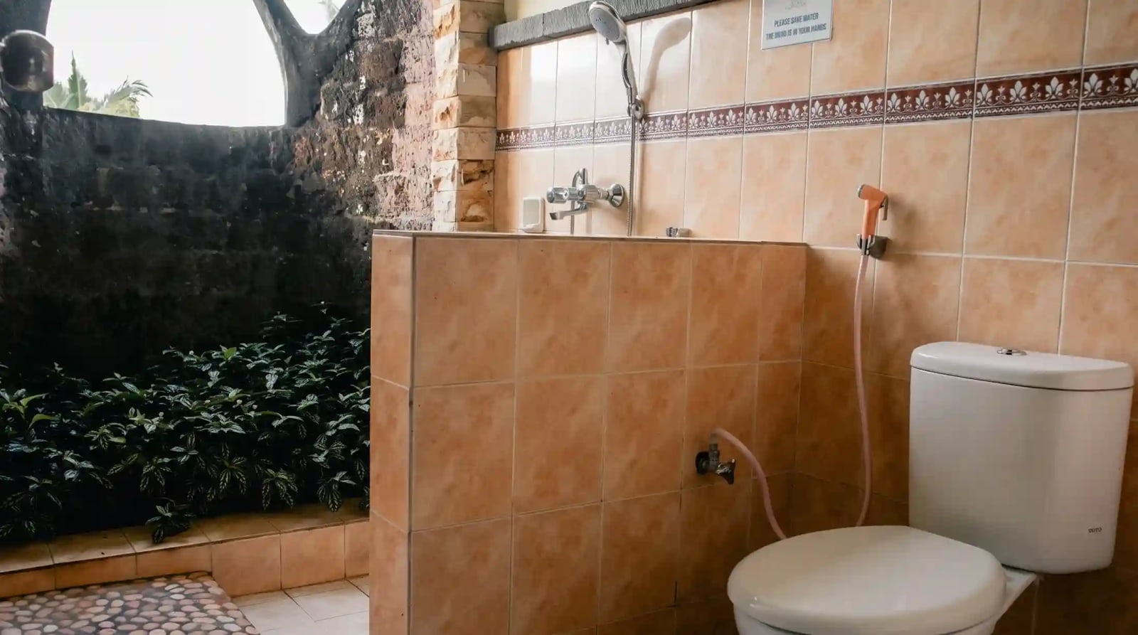 Open-Air Bathroom