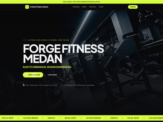 Template Gym & Fitness