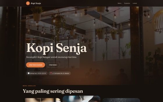 Template Coffee Shop
