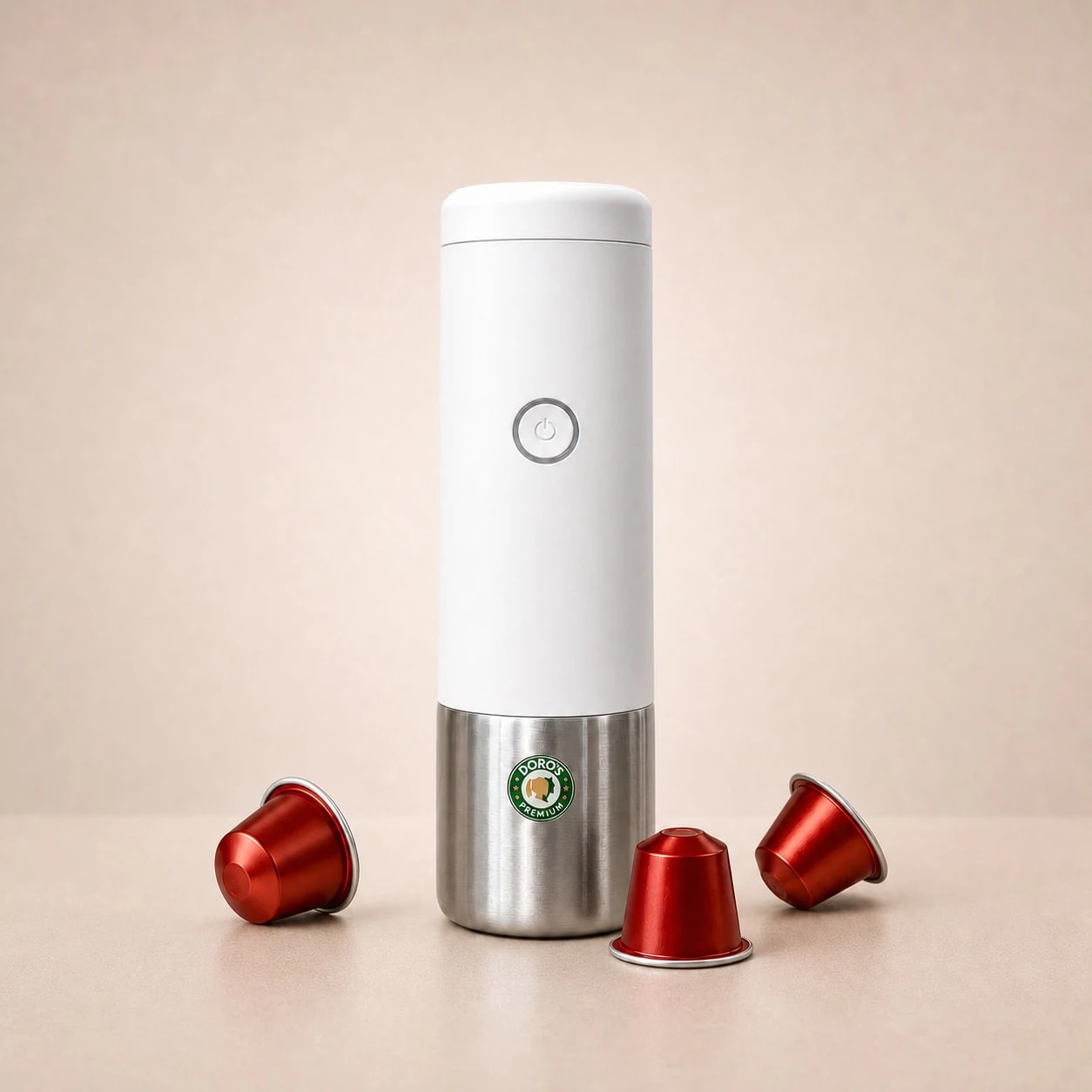 Pocket Espresso White Machine