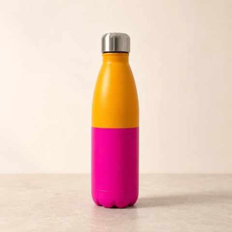 Pink & Orange Insulated Bottle – 500 ml