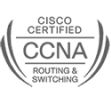CCNA Cisco certified routing and switching for servers and hosting.