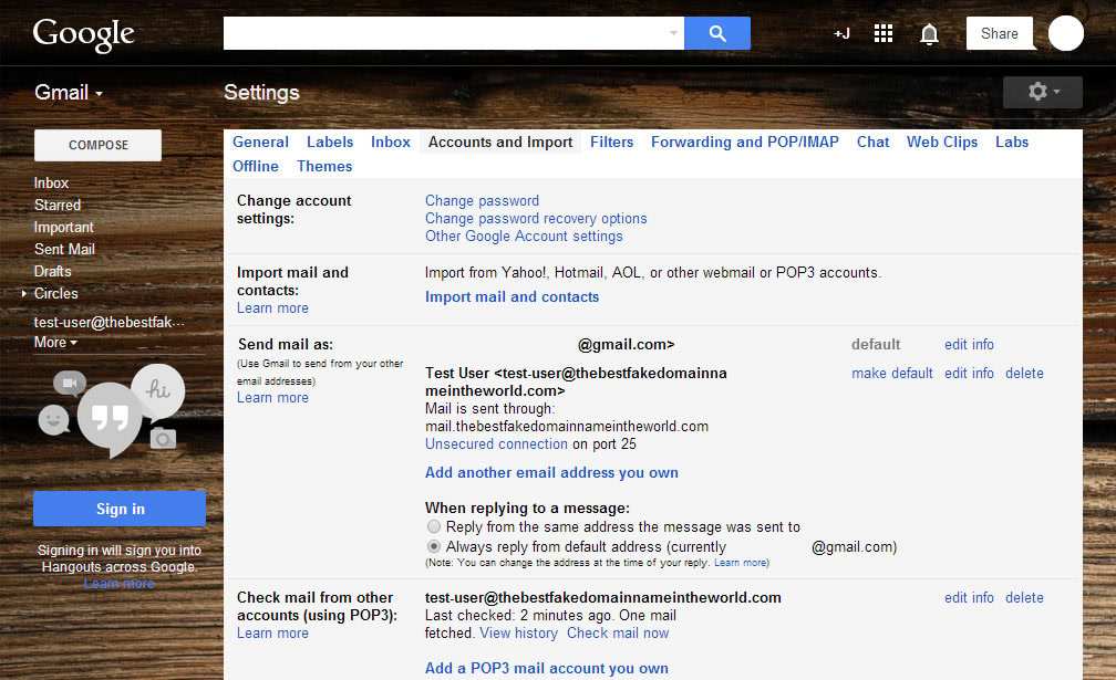 How To Check POP3 Email with Gmail - 11