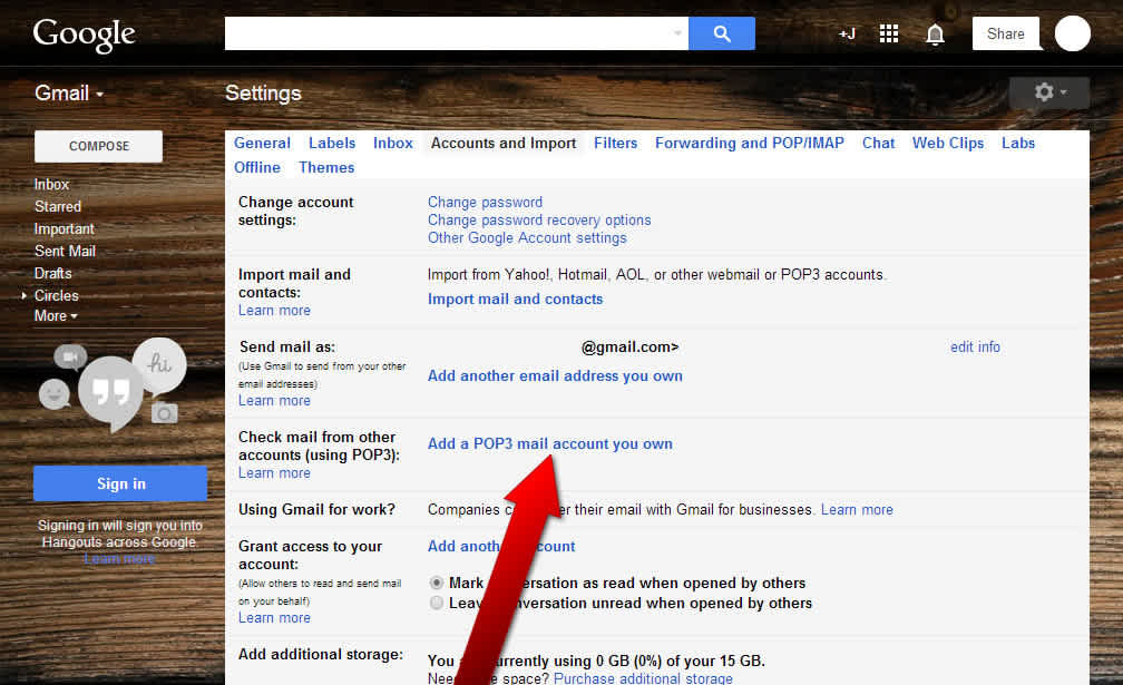 How To Check POP3 Email with Gmail