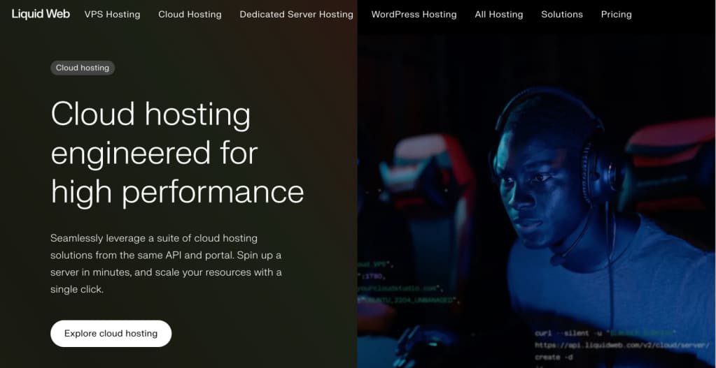 Liquid Web cloud hosting
