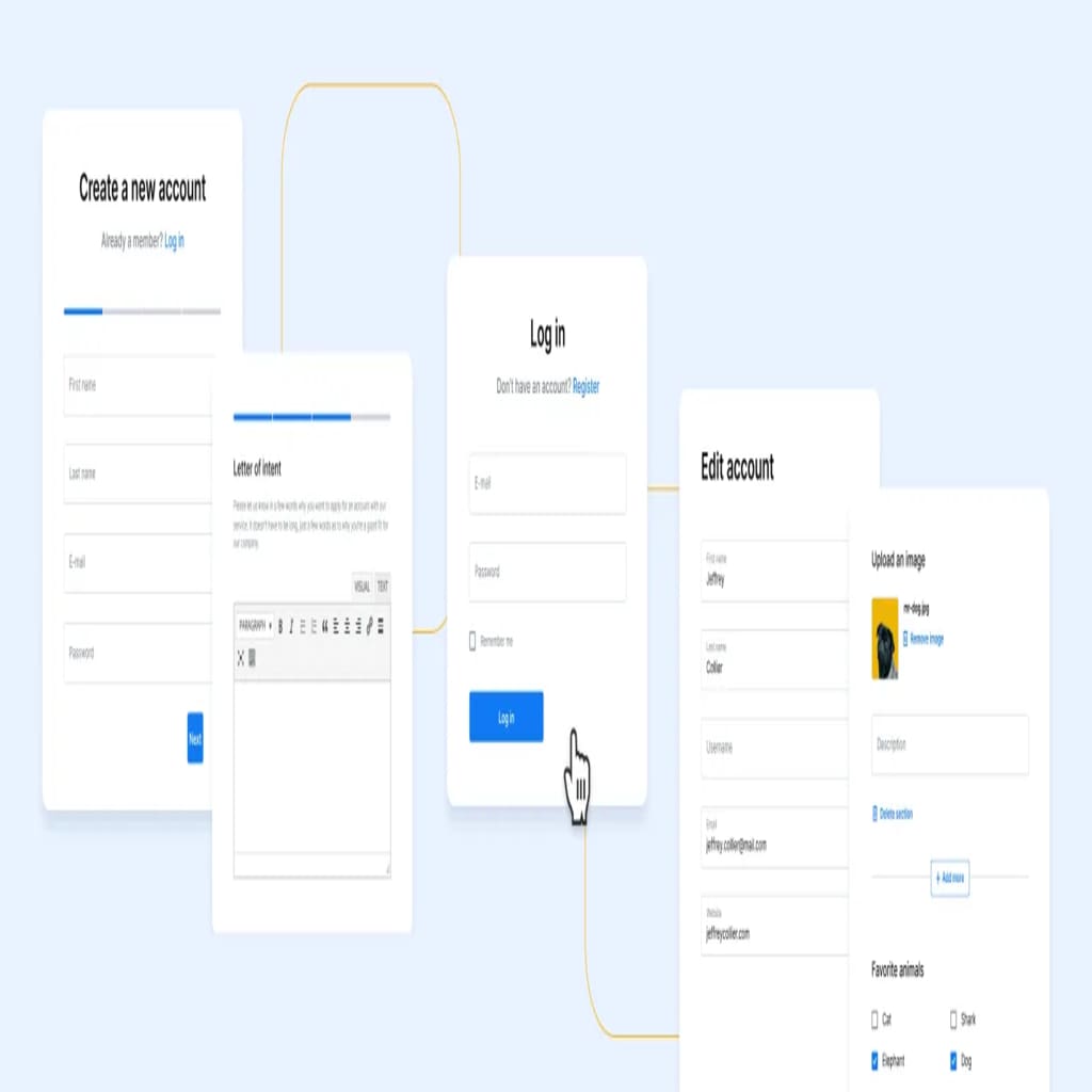 user profile builder community plugin
