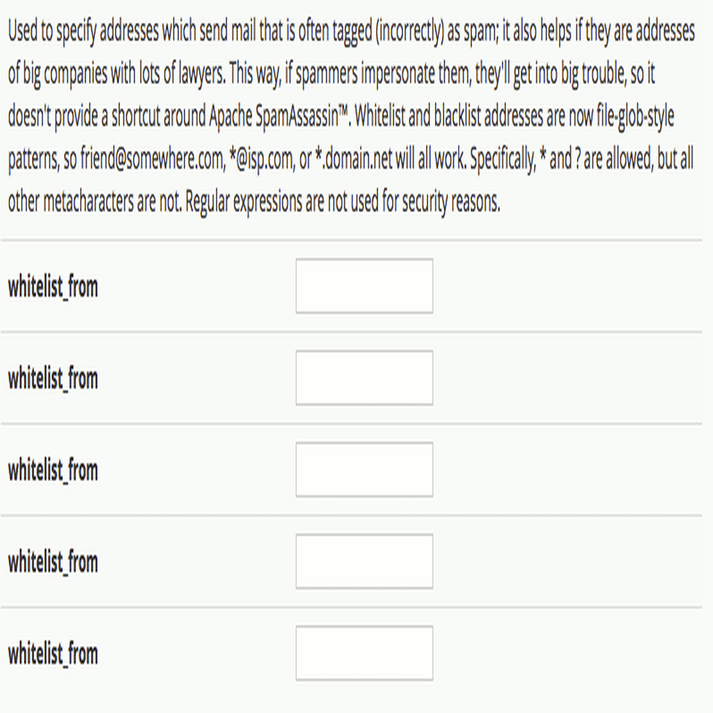 whitelisting