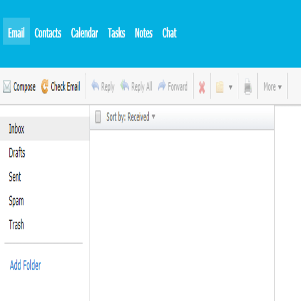 unbranded webmail interface