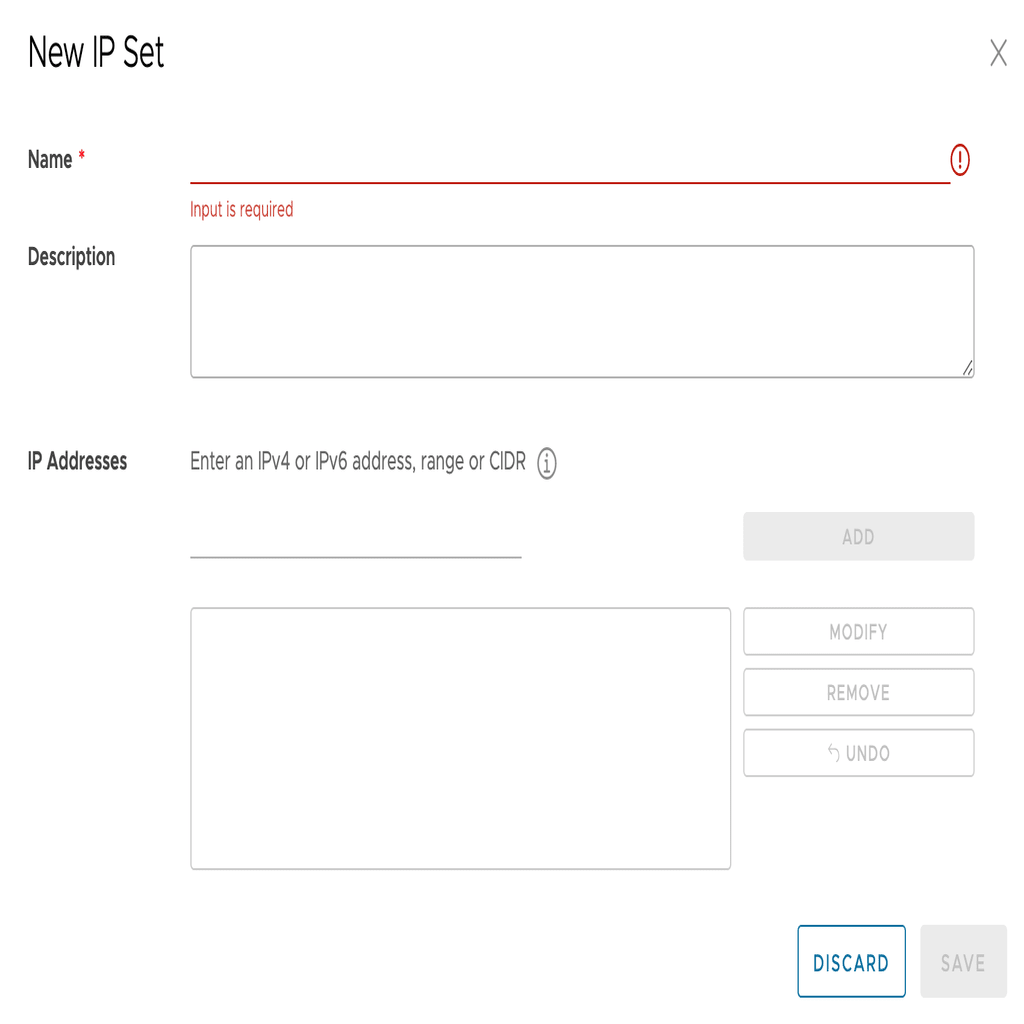 ip set input screen