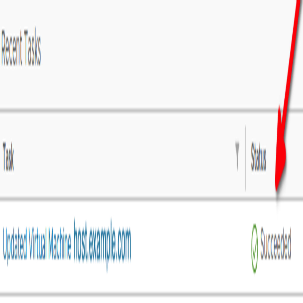 task completed message shown