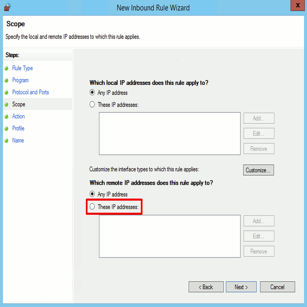 selecting IP addresses to block
